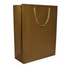 Solid Gold Paper Bag 33.5x26.5x12 cm